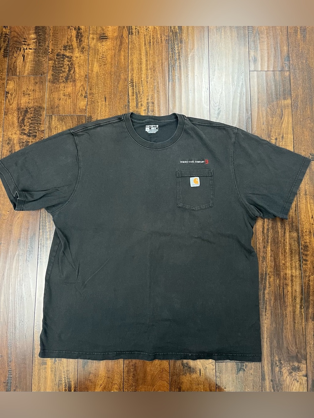 Carhartt K87 Faded Black Loose Fit Pocket T-Shirt Men’s 2XL Bemidji Steel Co.